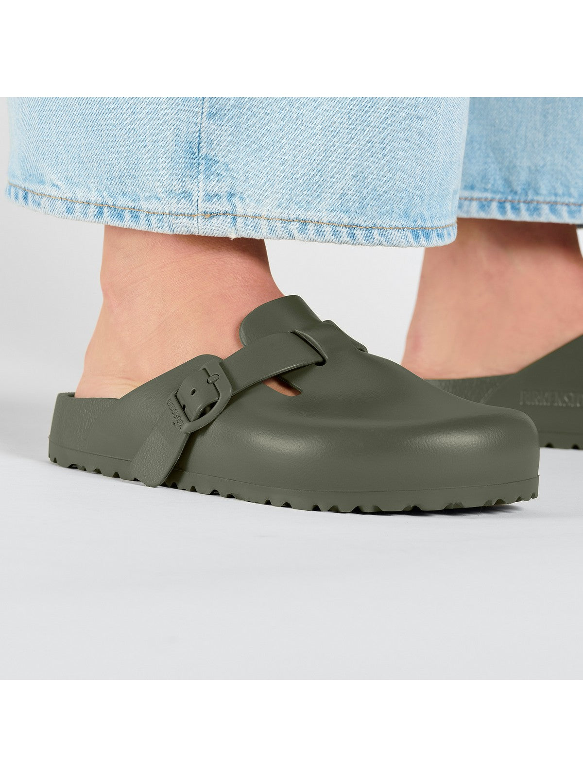 BIRKENSTOCK Sandalo Uomo Boston 1026215 Verde gioboutiqueweb
