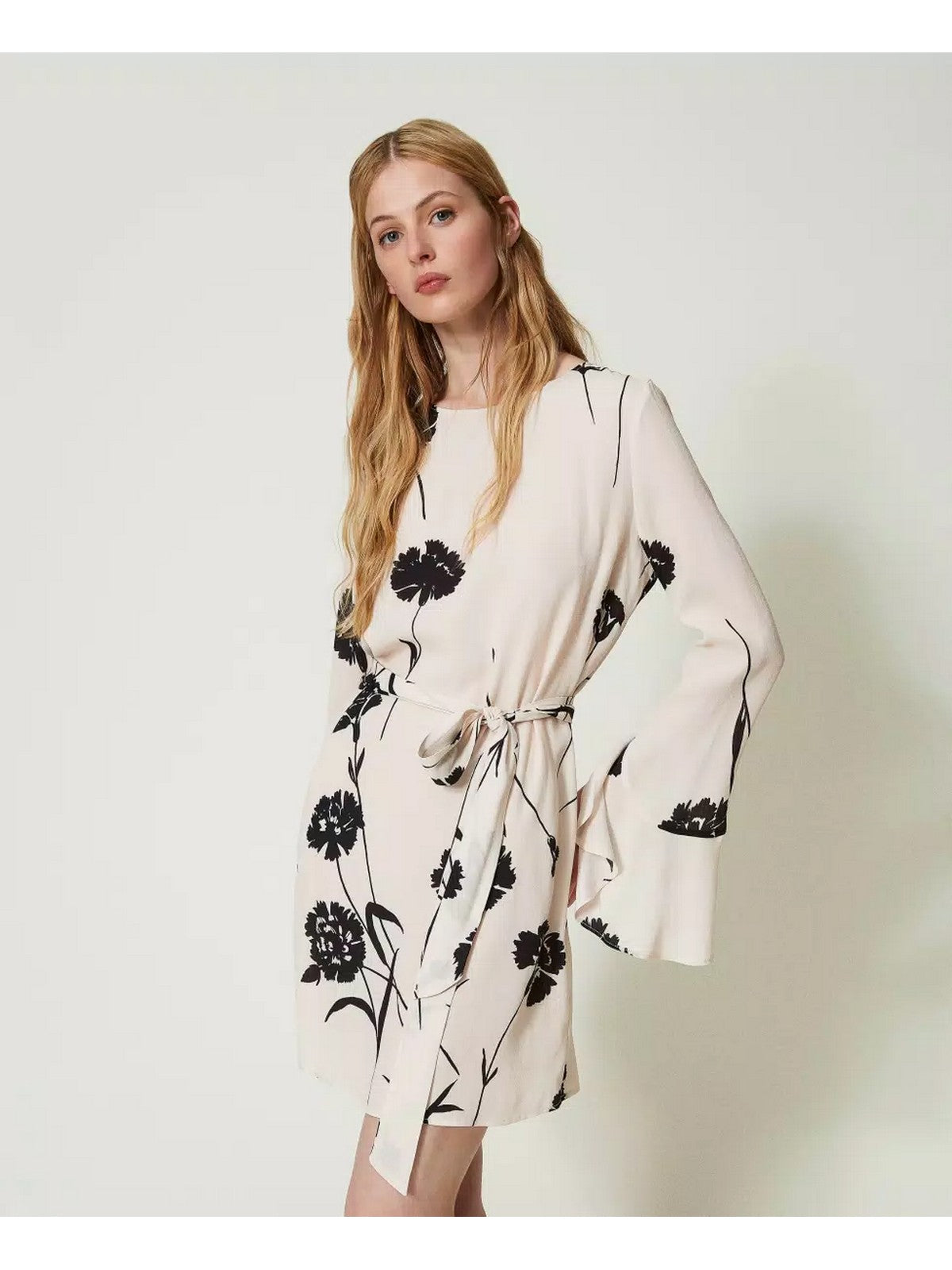 Twinset woman dress 241tp2604 11349 white