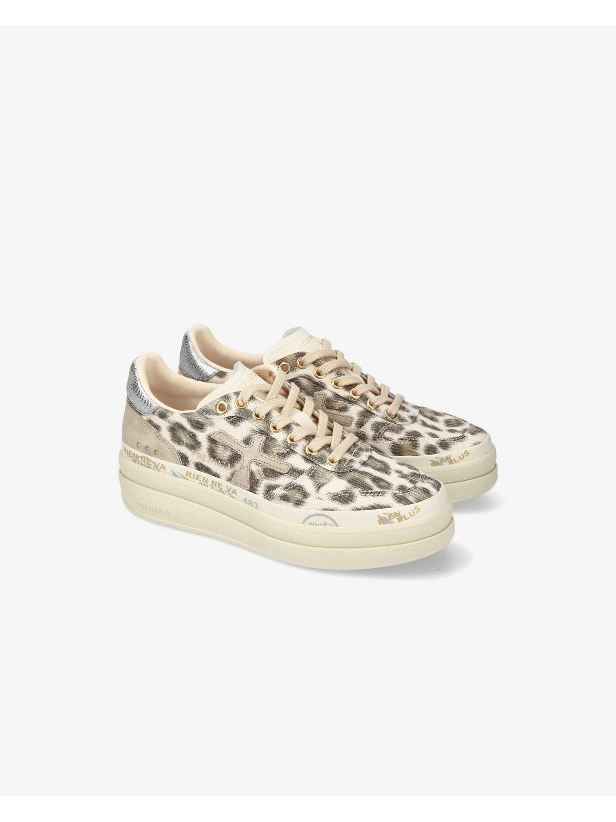 PREMIATA Sneaker Donna  MICOL VAR 7444 Beige gioboutiqueweb