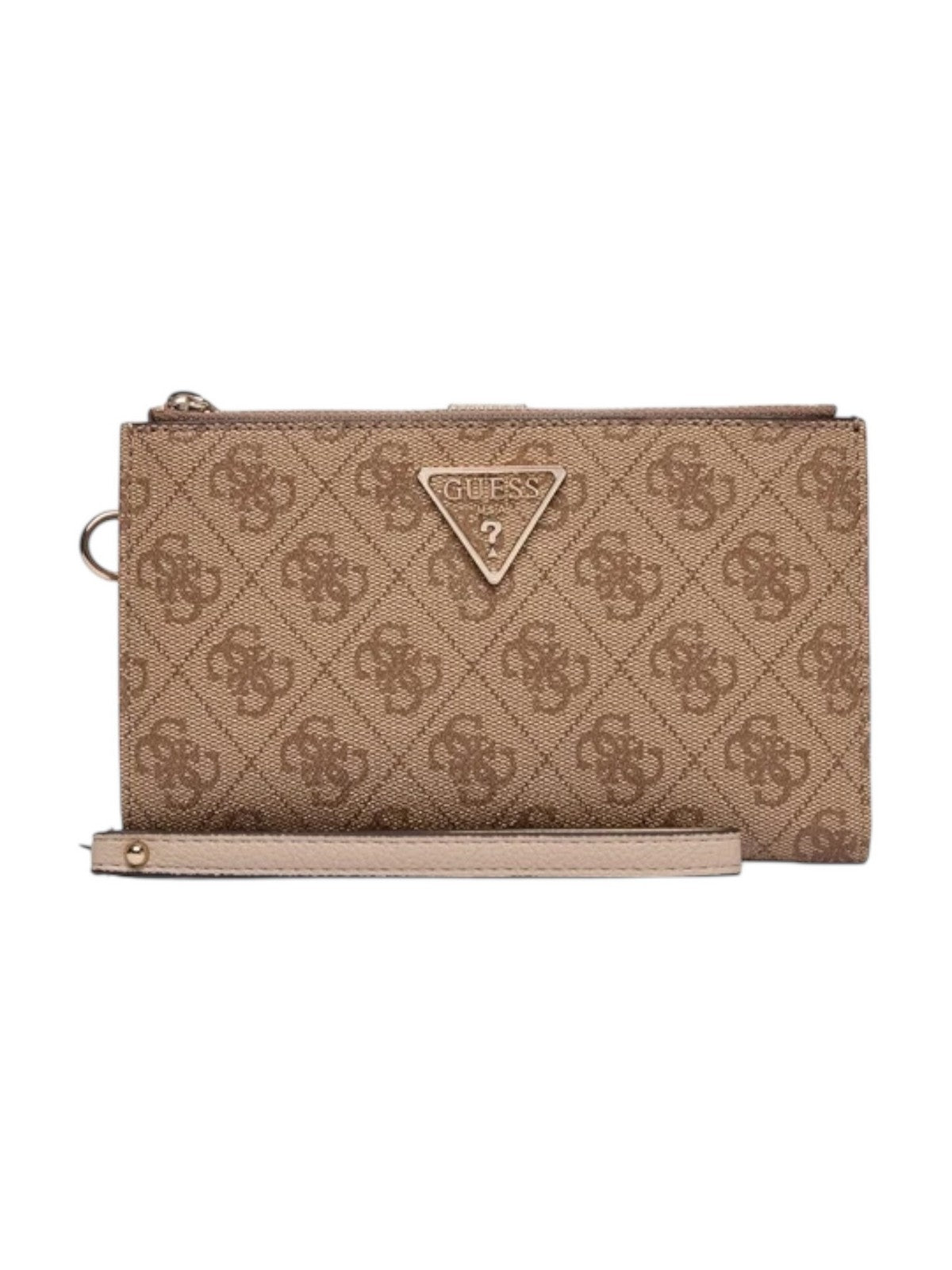 GUESS Portafoglio Donna LAUREL II SLG DBL ZIP ORGNZR SWSG74 59157 LTL LATTE LOGO gioboutiqueweb