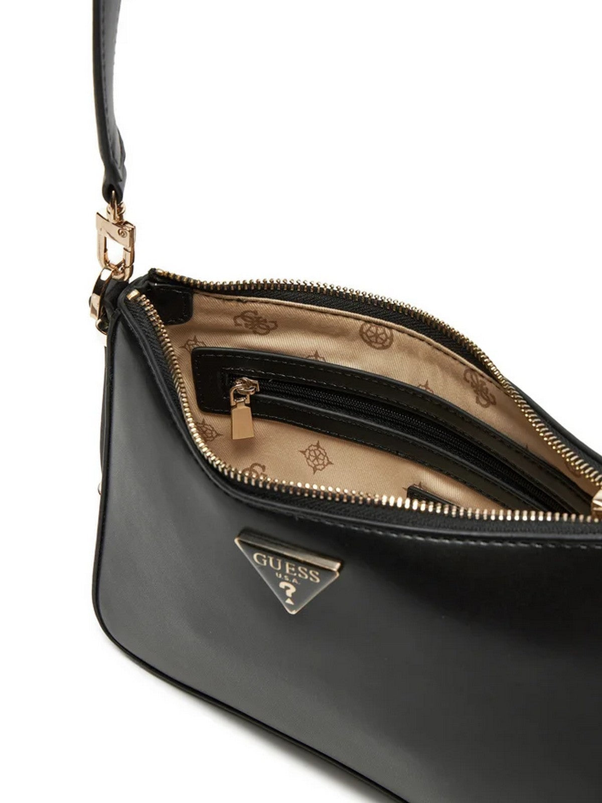 GUESS Borsa Donna DARYNA TOP ZIP SHOULDER BAG HWVG94 93180 BLA Nero gioboutiqueweb