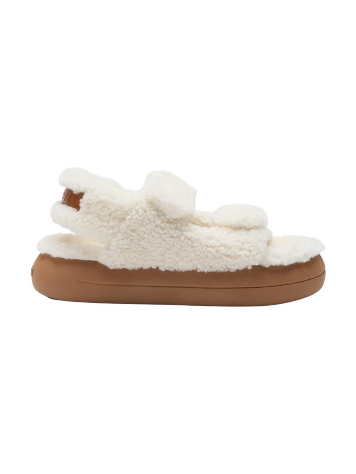 MOON BOOT Sandalo Donna MB SHEARLING SANDAL 80D2420020-H017 ICE gioboutiqueweb