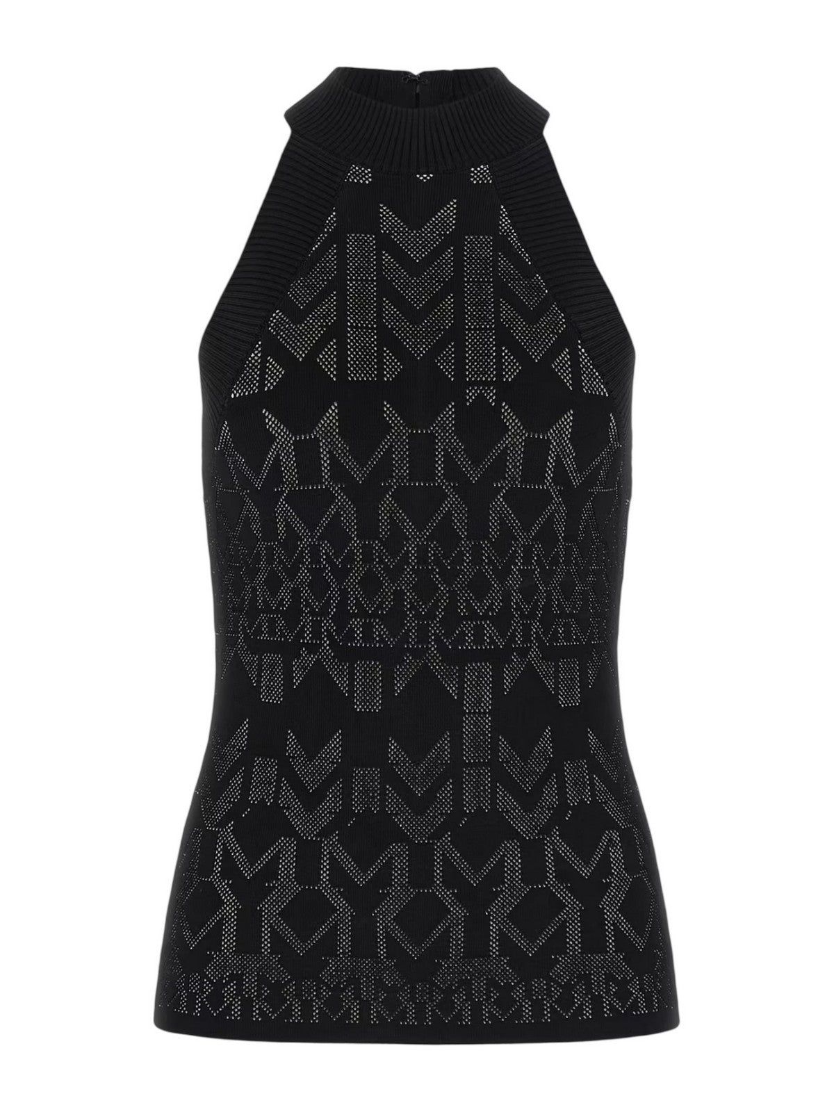 MARCIANO Top Donna BILLIE MONOGRAM HN TOP SWTR 5YGR07 5877Z FNWI GEOMETRIC MONOGRAM N