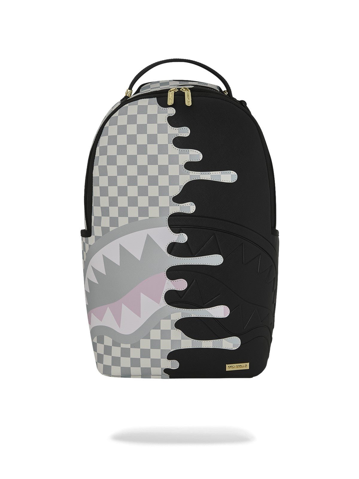 SPRAYGROUND Zaino Unisex adulto CREAM CHECK UNFINISHED SHARK DLXSV BACKPACK 910B8758NSZ Nero