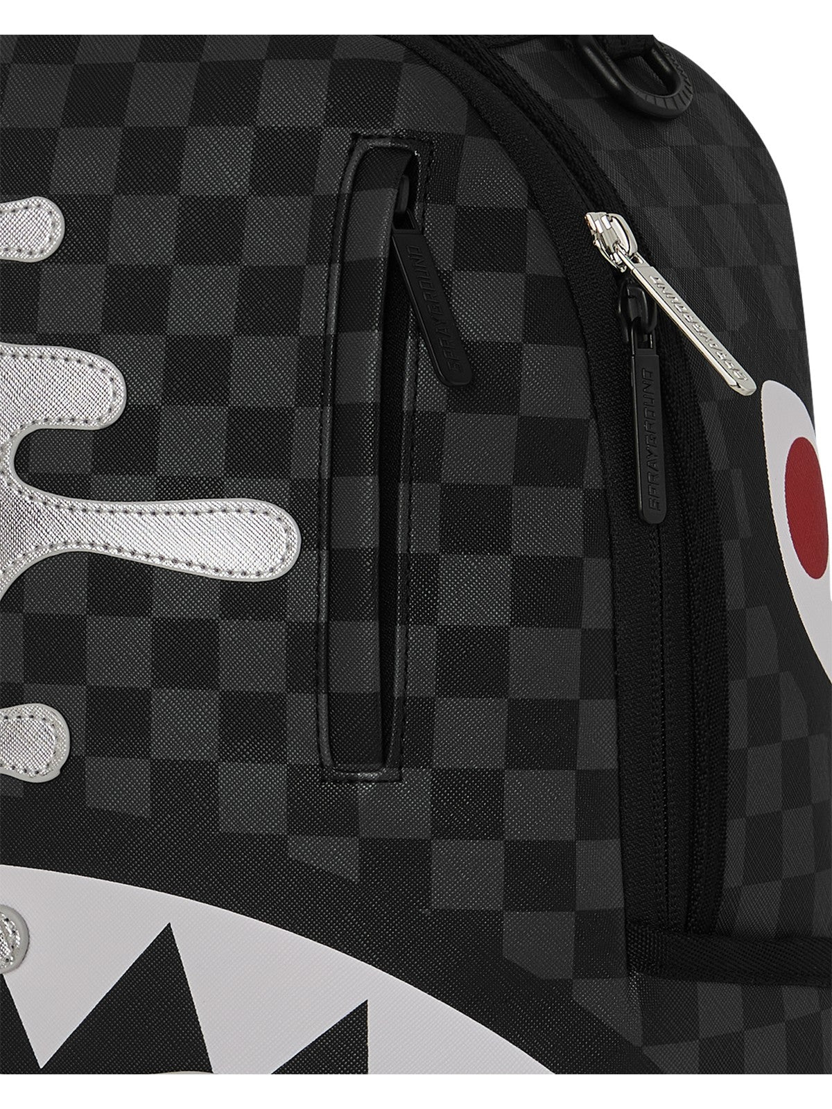 SPRAYGROUND Zaino Unisex adulto SILVER SIDE DRIP BLACK CHECK DLXSV BACKPACK 910B8940NSZ Nero
