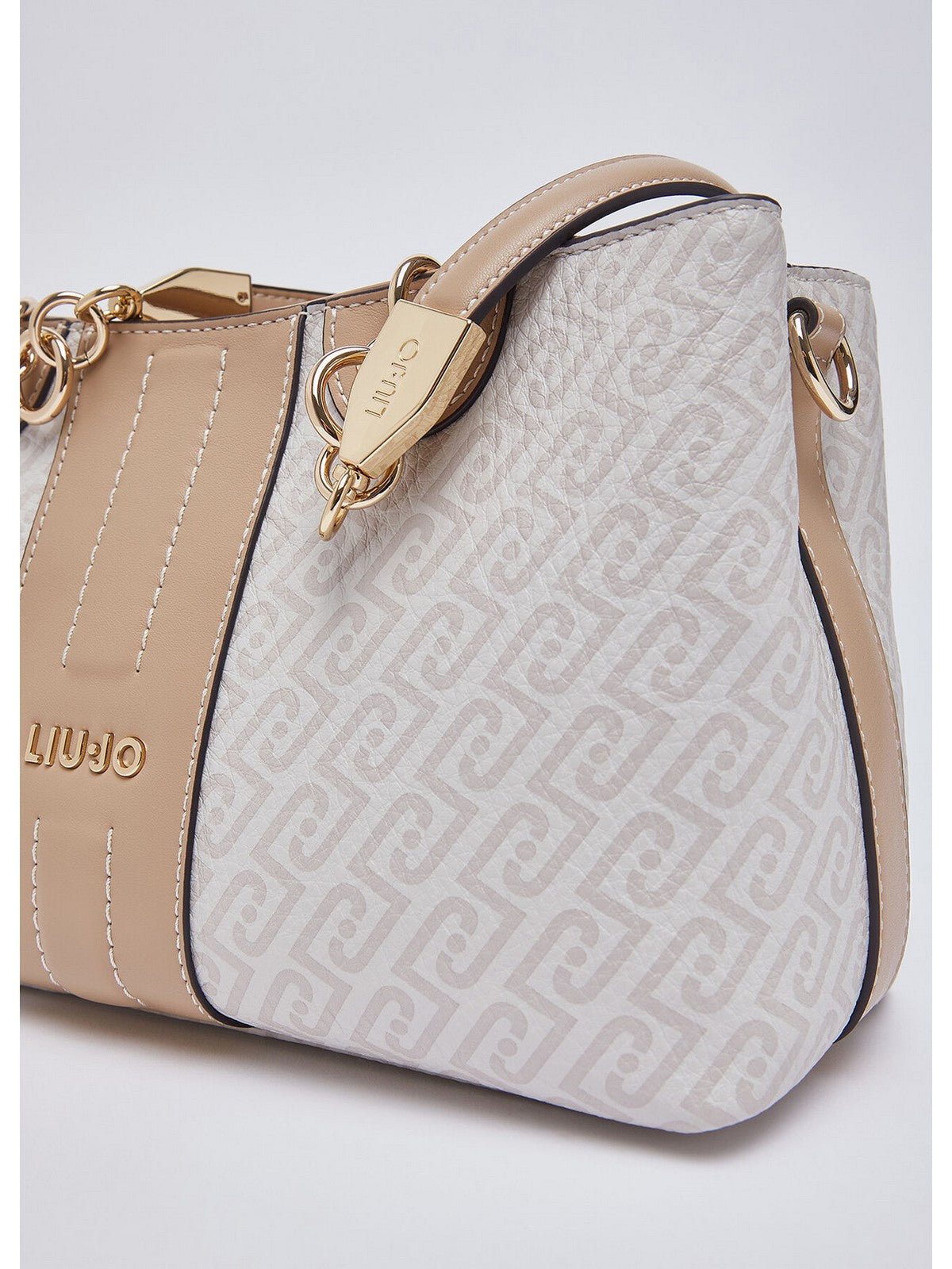LIU JO ACCESSORIES Borsa Donna  AA6103E1118 C3920 Naturale/dk.cipria gioboutiqueweb