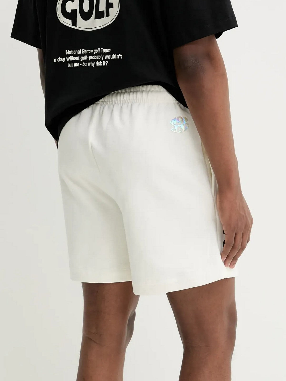 BARROW Bermuda Uomo  S5BWUABE089 002 Bianco gioboutiqueweb
