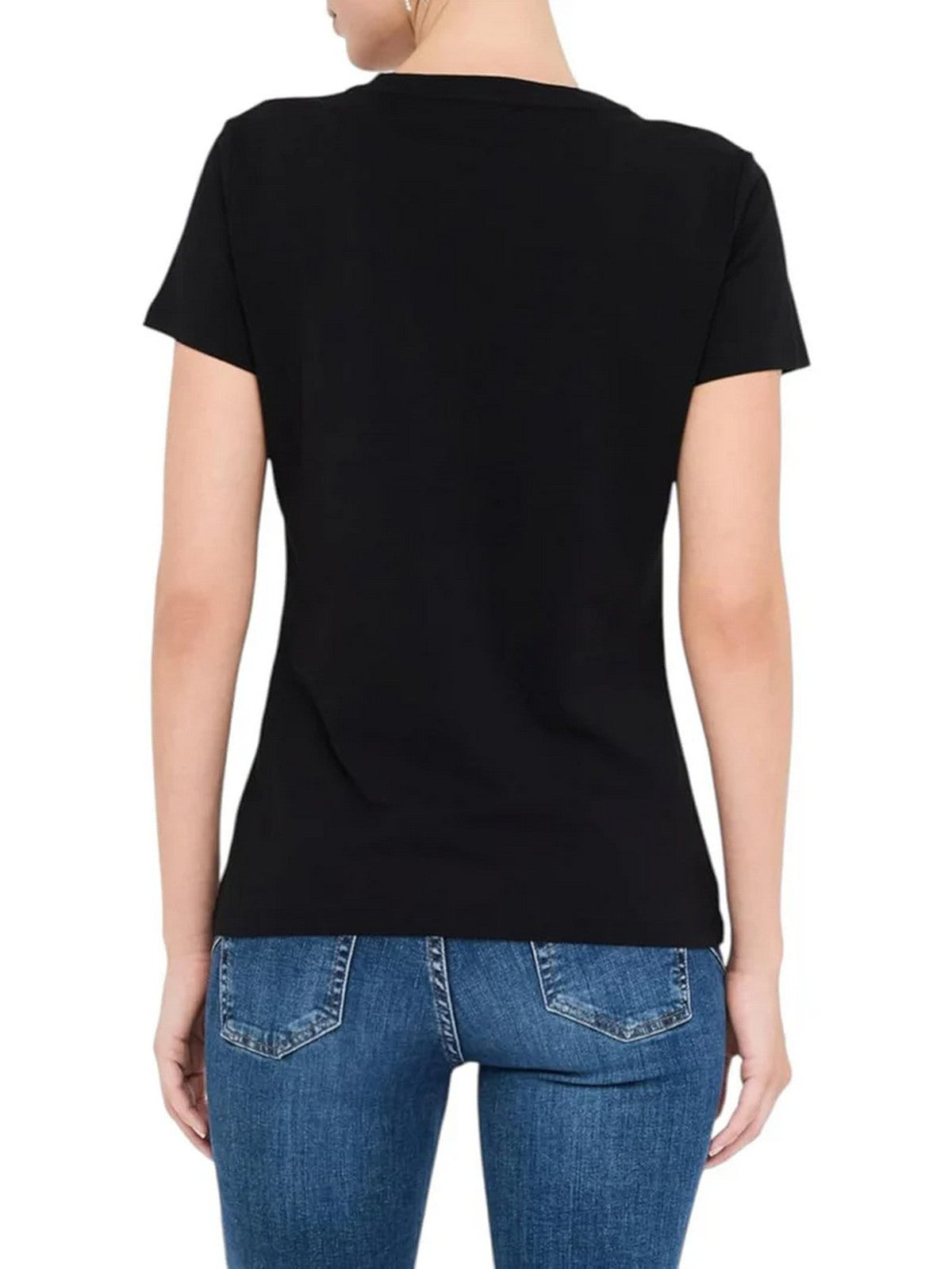 LIU JO SPORT T-shirt Donna  TF5287JS923 M9898 Nero/LiuJo doub gioboutiqueweb