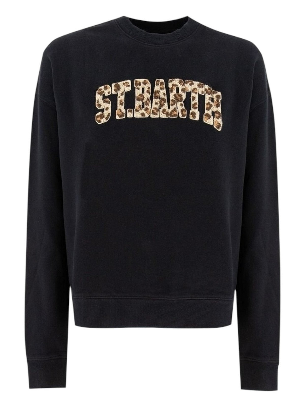 MC2 SAINT BARTH Felpa Donna  STARDUST W 01446I STB LEOPARD TERRY 00 EMB gioboutiqueweb
