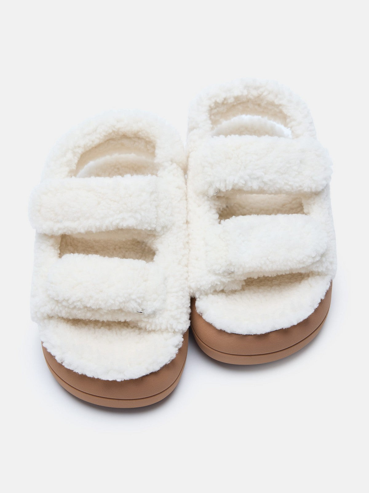 MOON BOOT Sandalo Donna MB SHEARLING SANDAL 80D2420020-H017 ICE gioboutiqueweb