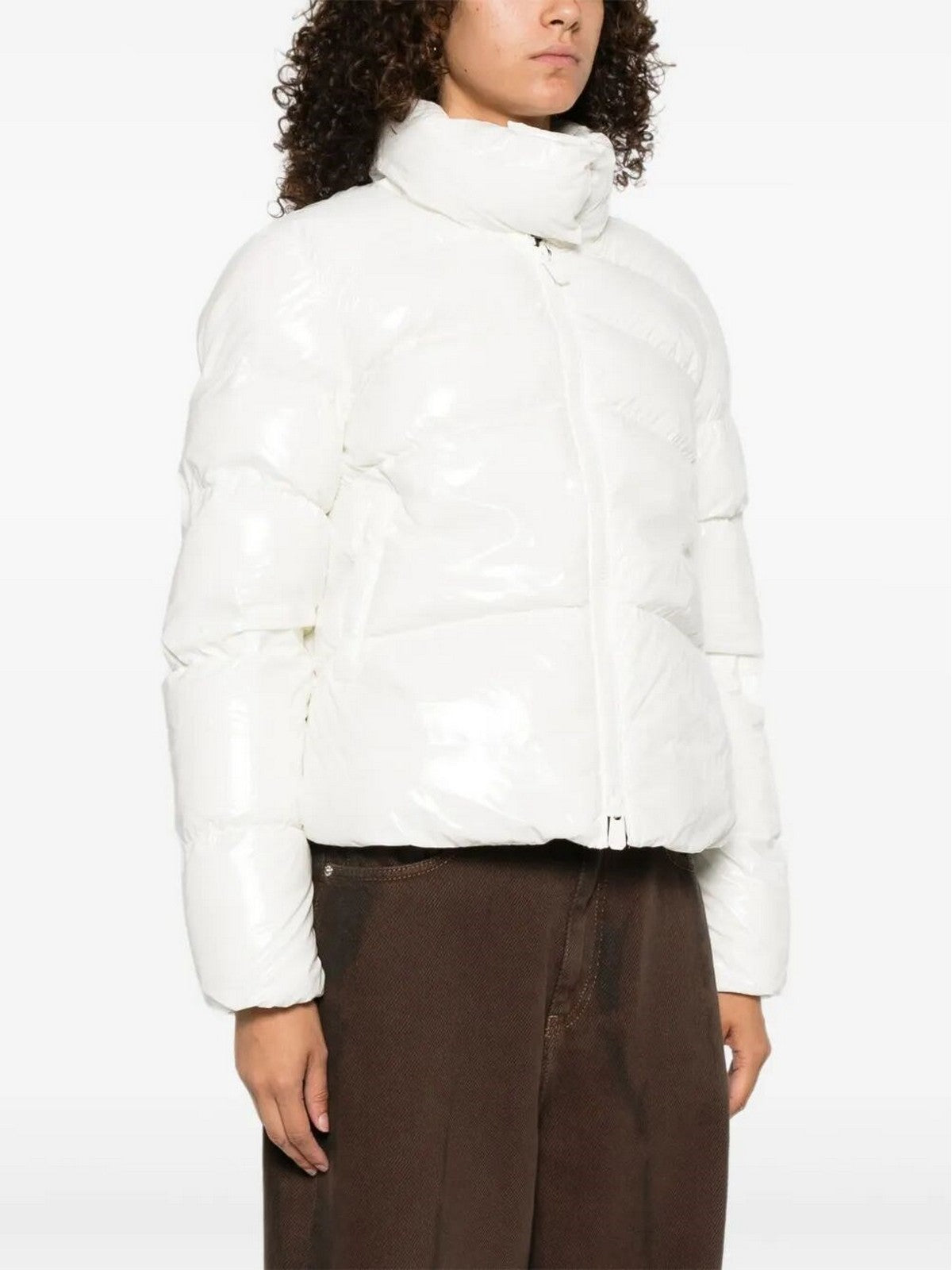 PINKO Piumino Donna MIRCO CABAN 101598-A2P7 Z05 BIANCO-BIANCANEVE