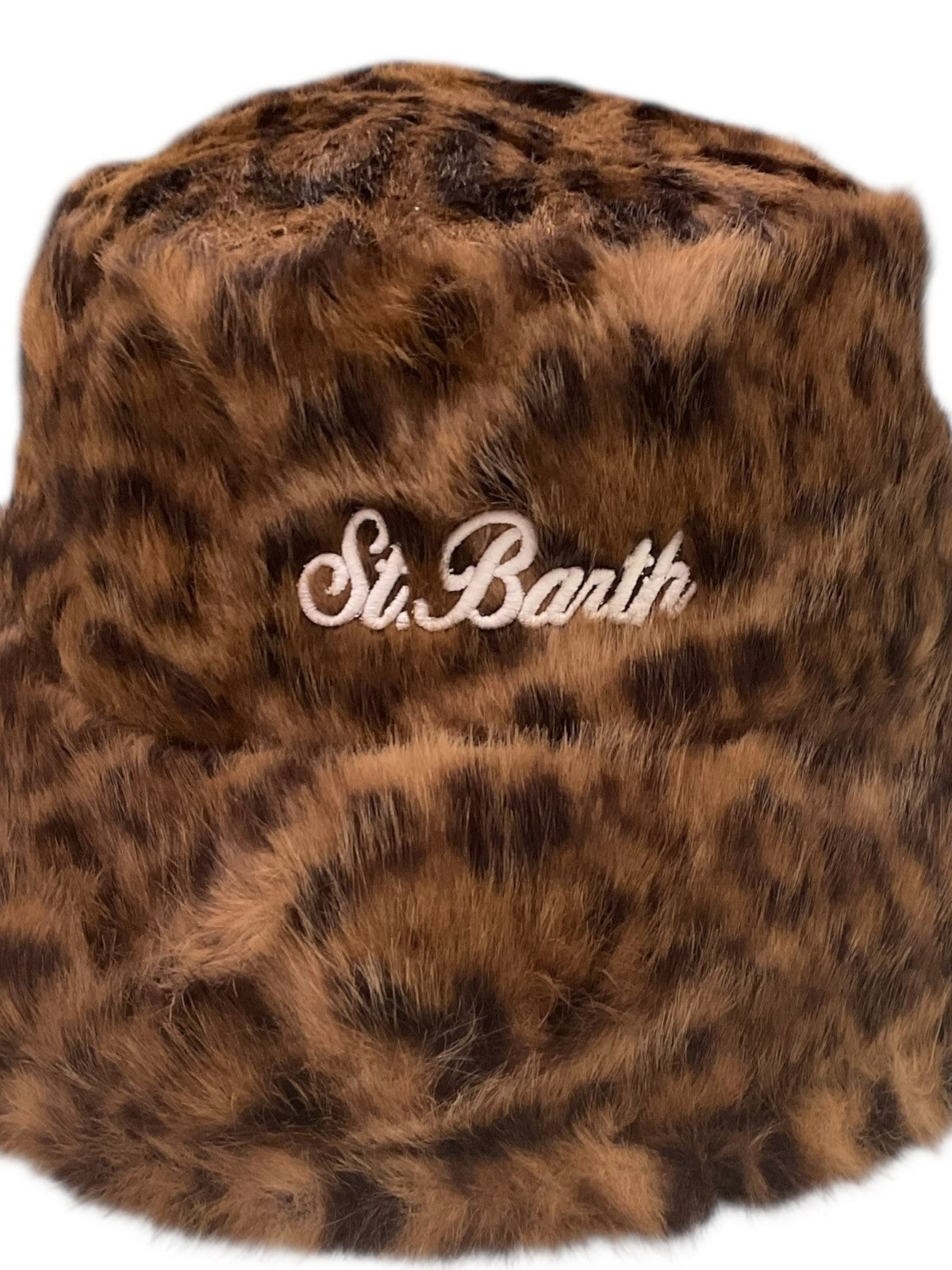 MC2 SAINT BARTH Cappello Donna  BUCKET HAT FUR 00241I LEOPARD 11 EMB