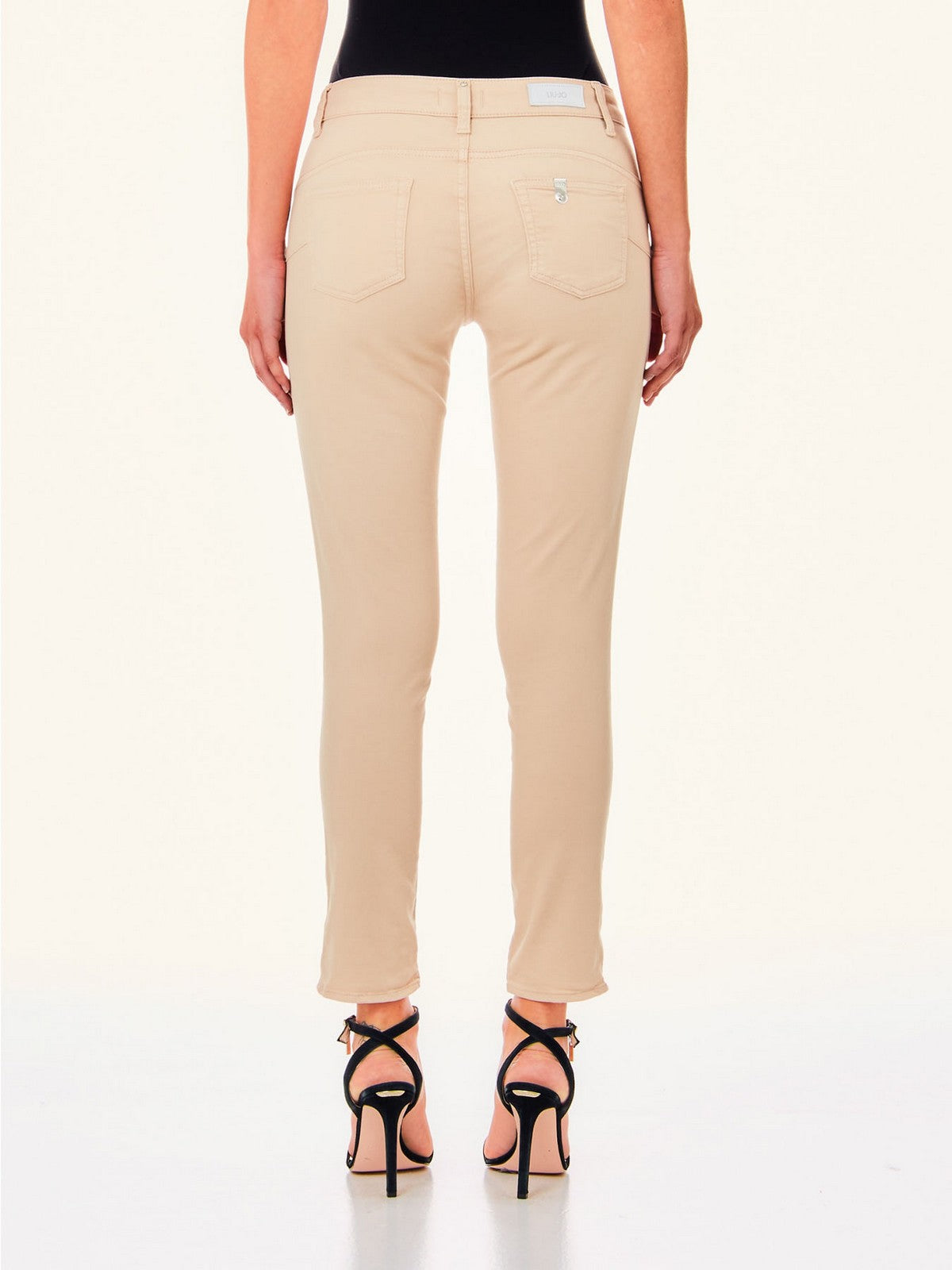 Liu Jo White Woman Pantalone M4277T4033 N9357 Beige
