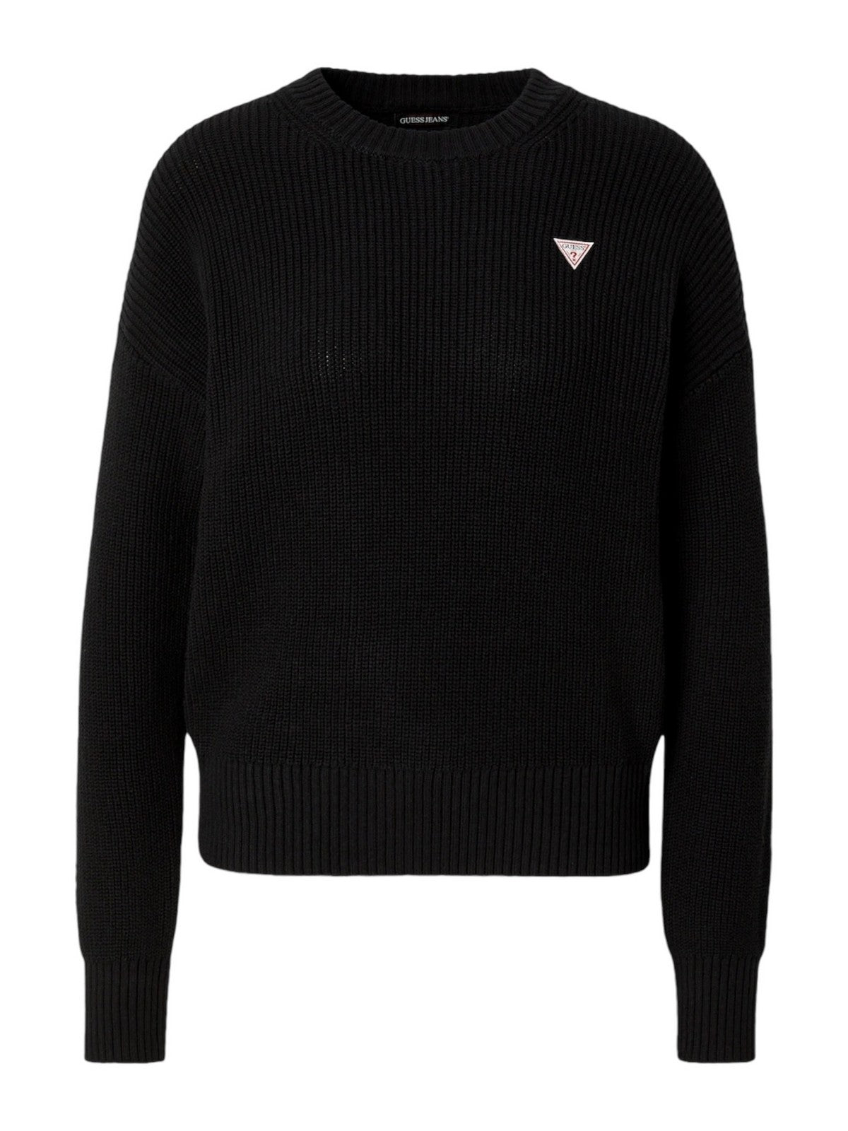 Zgadnij Maglione Woman GJ ls cn mini trójkąt SWTR W4BR08 Z3HM1 JBLK Black