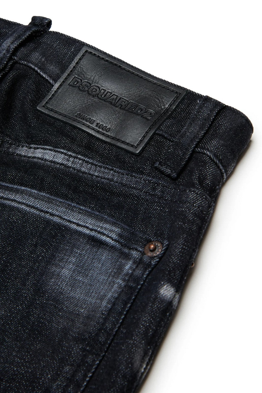 DSQUARED2 KIDS Jeans Unisex bambino  DQ2241 D0ABS DQ02 DENIM BLACK