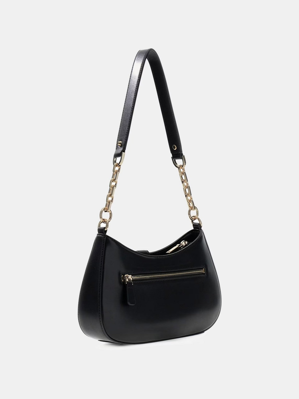 GUESS Borsa Donna CARRIE TOP ZIP SHOULDER BAG HWVG98 96180 BLA BLACK gioboutiqueweb