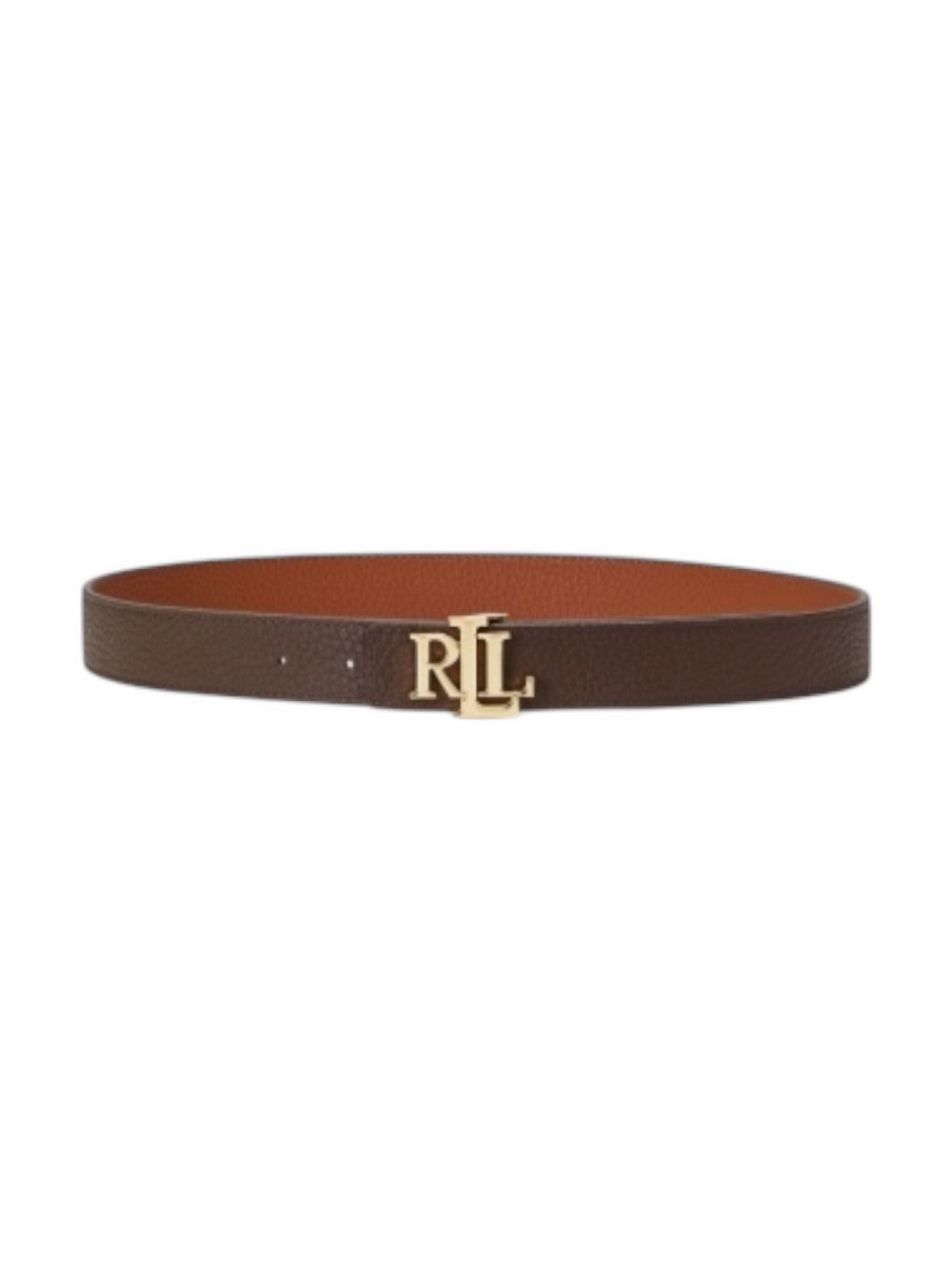 LAUREN RALPH LAUREN Cintura Donna REV LRL 30-BELT-MEDIUM 412912039 002 LAUREN TAN/DARK BROWN gioboutiqueweb
