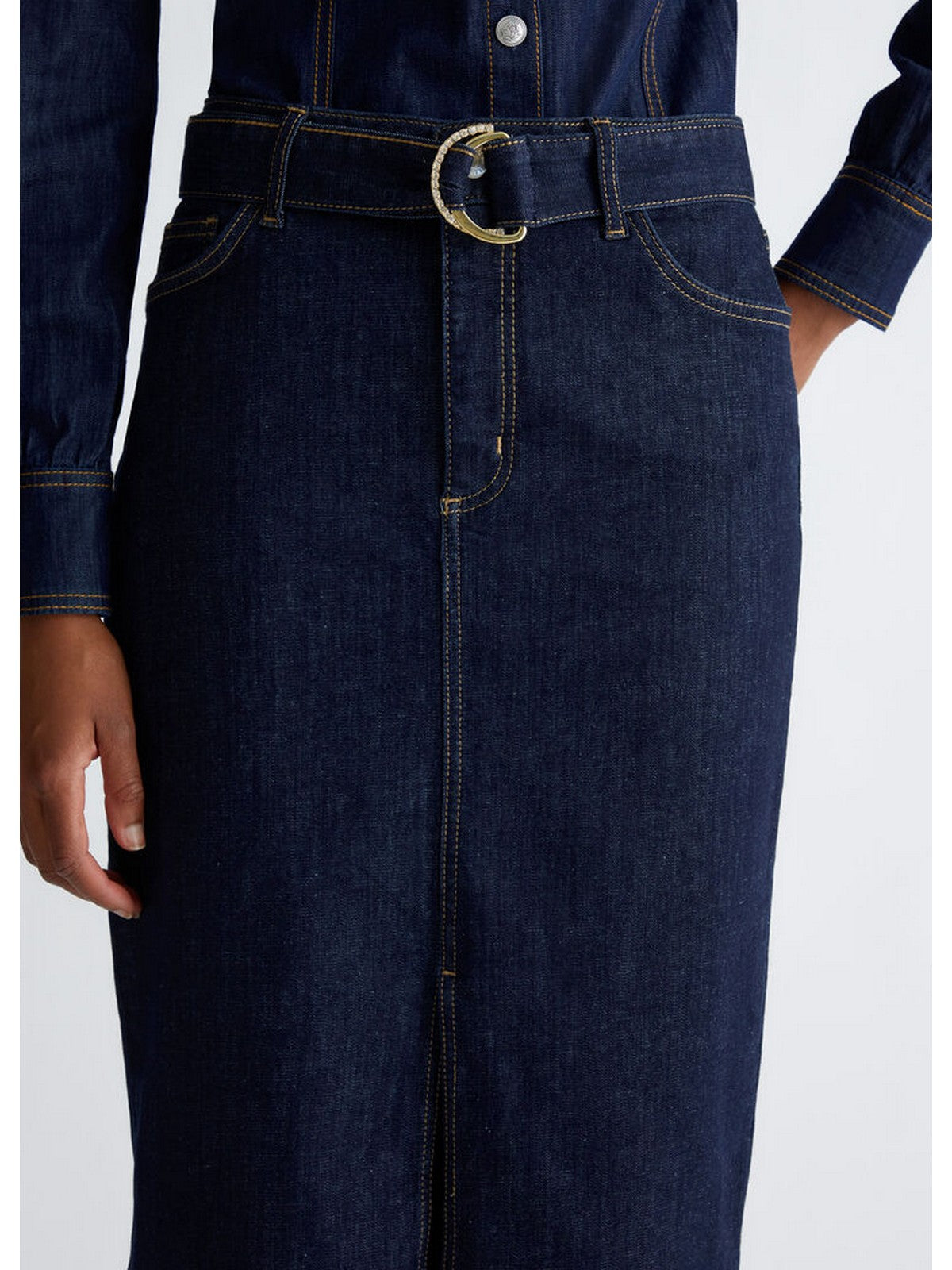 LIU JO BLUE DENIM Gonna Donna  UF4199D4925 77000 Blu gioboutiqueweb