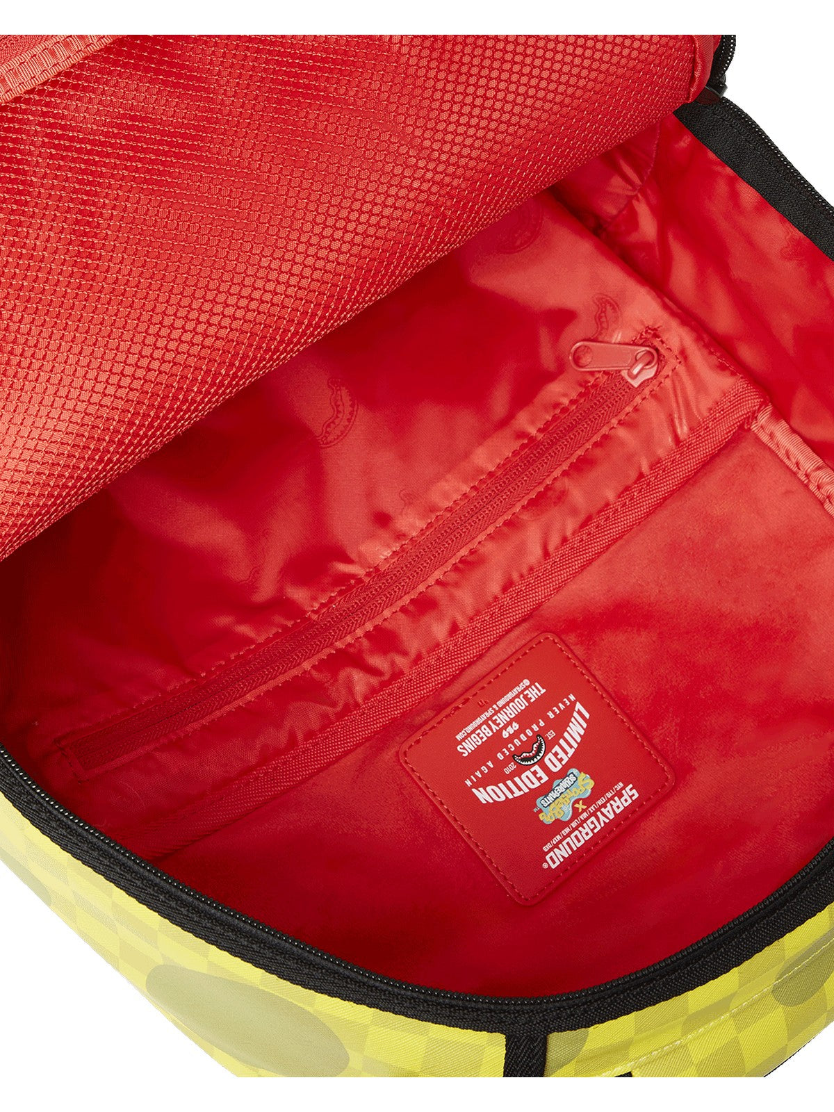 SPRAYGROUND Zaino Uomo SPONGEBOB CHECKERBOB DLXSV BACKPACK 910B7011NSZ GIALLO gioboutiqueweb