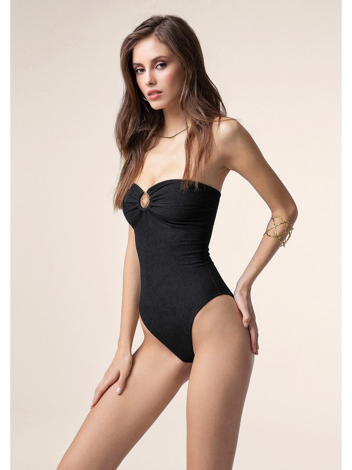 ME FUI Costume da bagno Donna  MF25-0504BK BLACK gioboutiqueweb