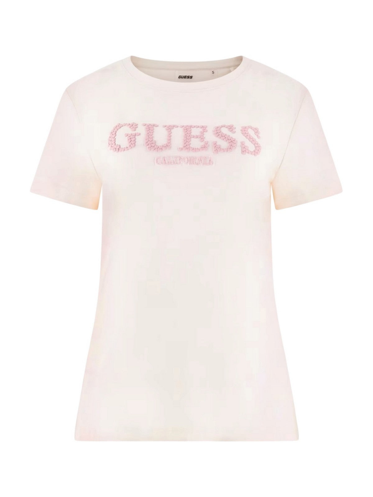GUESS SPORT T-shirt Donna GIUDITTA CN SS T-SHIRT V6RI11 J1314 G012 CREAM WHITE gioboutiqueweb