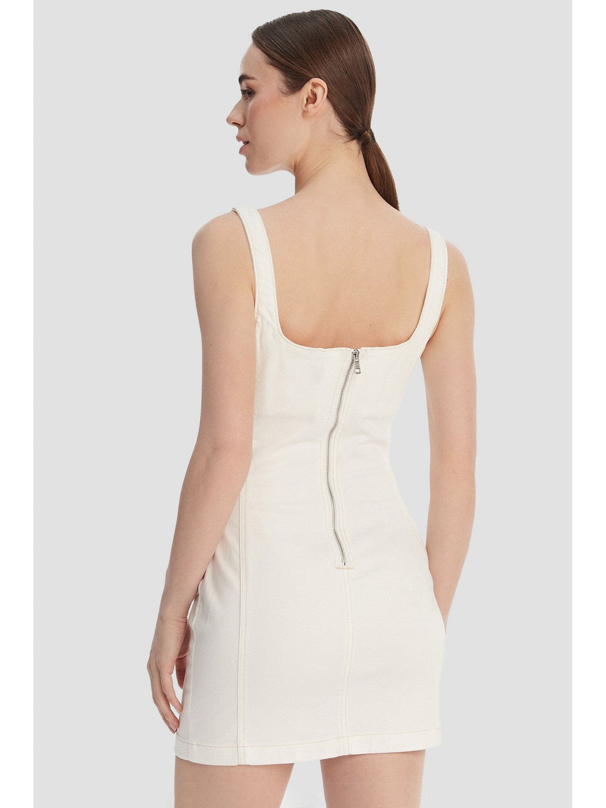 GUESS Abito Donna GJ MINI SUMMER DRESS W6GK00 D7871 GWSH GJ WHITE SHINE gioboutiqueweb