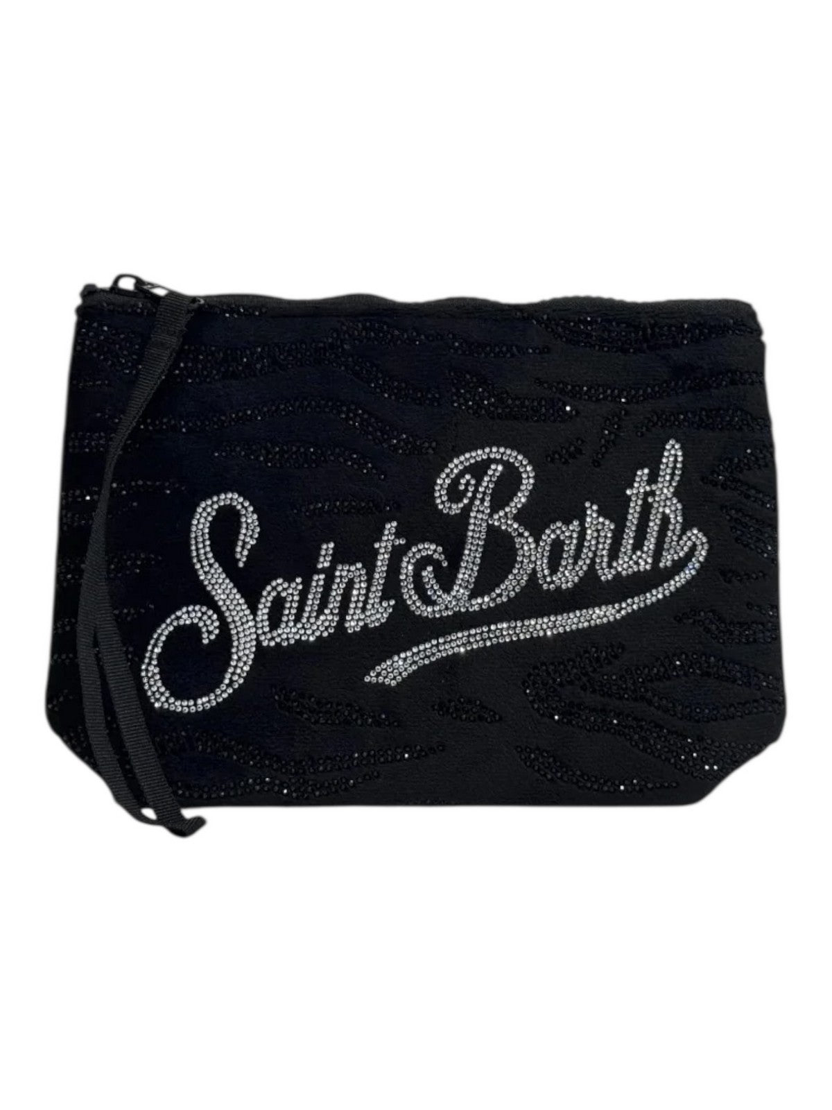 MC2 SAINT BARTH Pochette Donna  ALINE STRASS 00275I ZEBRA 00 STRASS