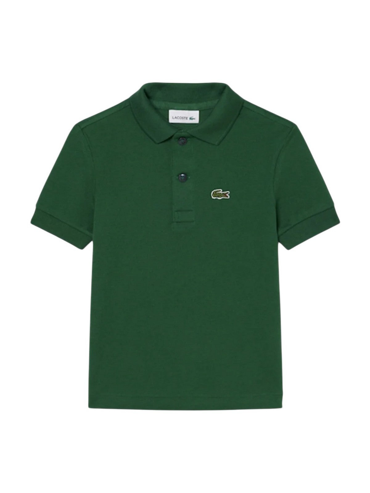 LACOSTE KIDS Polo Unisex bambino LCB NON-ORGANIC PETIT PIQUE PO 947354 F9W Verde