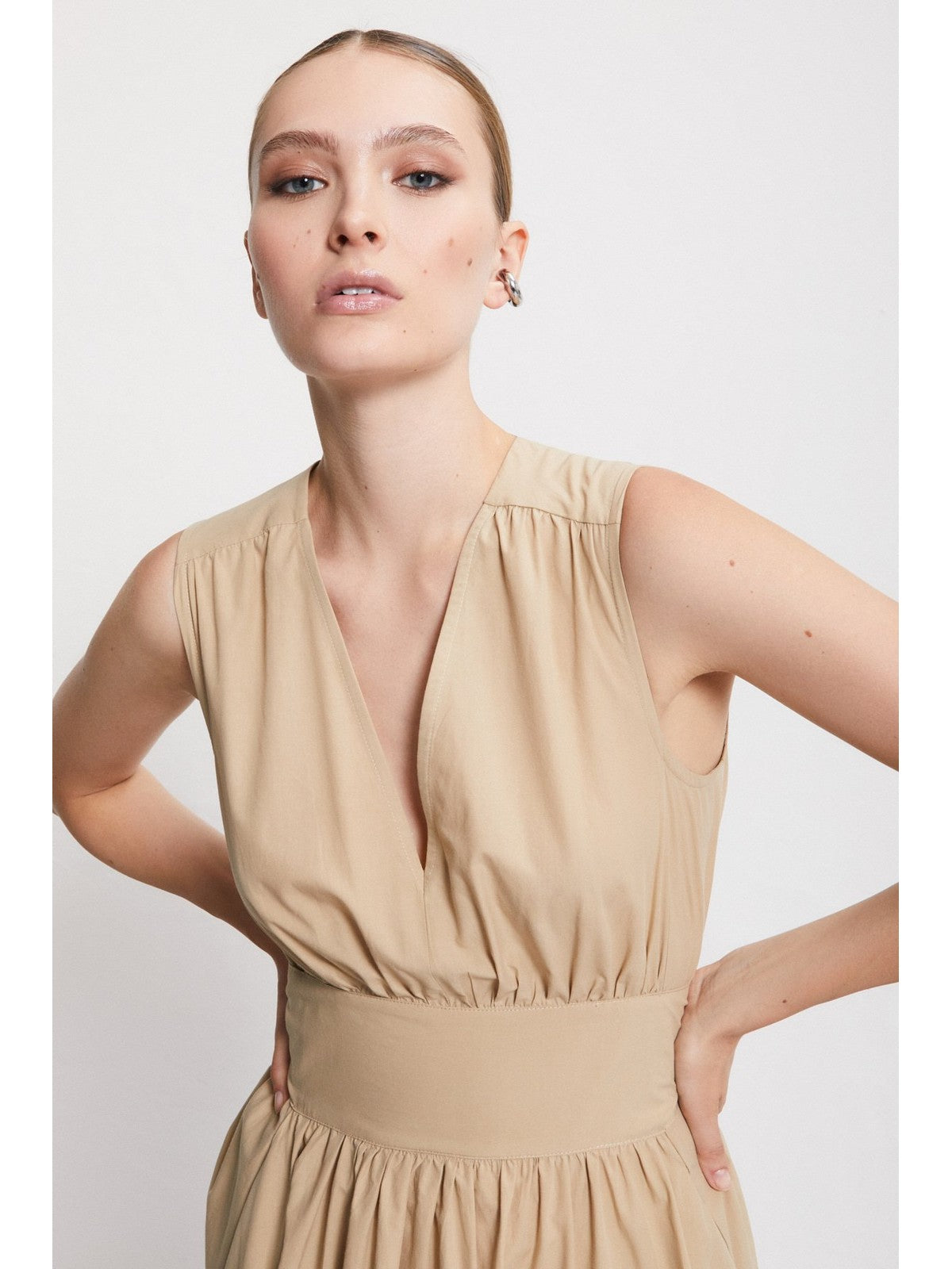 OTTOD'AME Abito Donna  DA5259 1982 SABBIA gioboutiqueweb