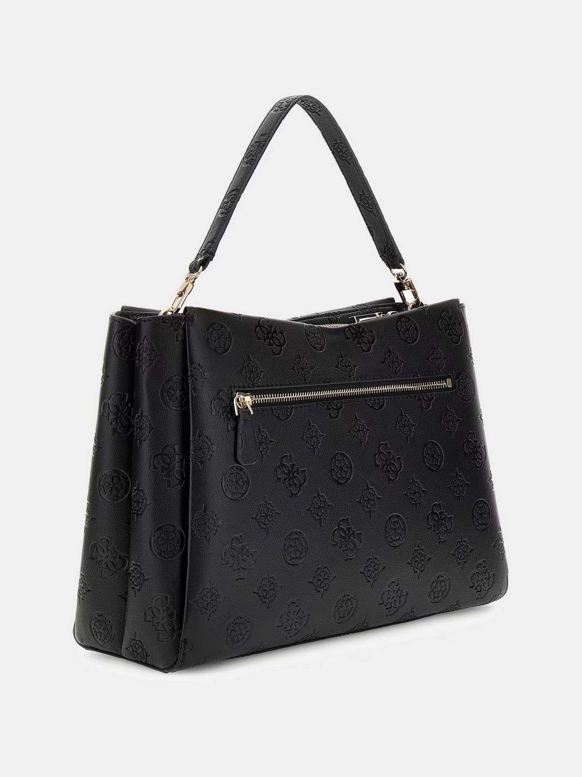 GUESS Borsa Donna TISHA LARGE GIRLFRIEND SATCHEL HWPD77 64070 BLO BLACK LOGO