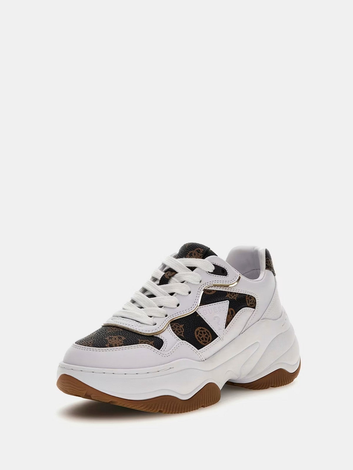 GUESS Sneaker Donna HAPYY FLPHAP FAL12 WHIBR Bianco gioboutiqueweb