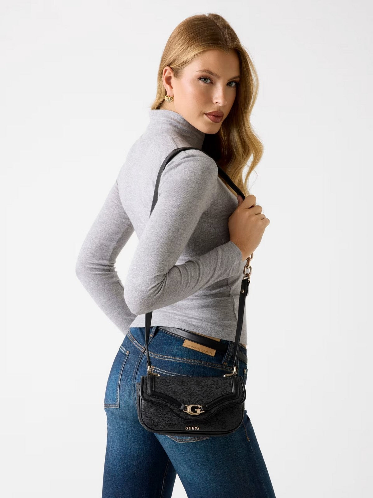 GUESS Borsa Donna  HWSG79 93790 CLO COAL LOGO gioboutiqueweb