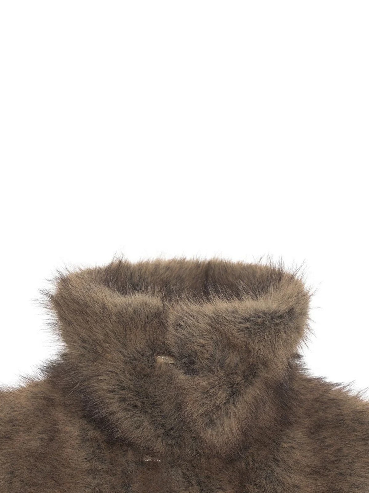 LIU JO WHITE Gilet Donna  MF5495E1095 M9873 Brown wolf