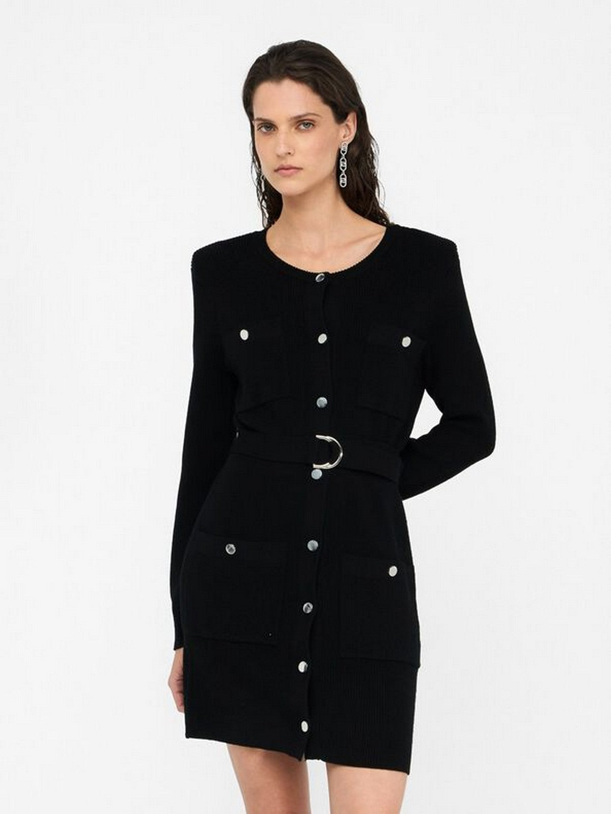 LIU JO WHITE Abito Donna  MF5371MS99E 22222 Nero