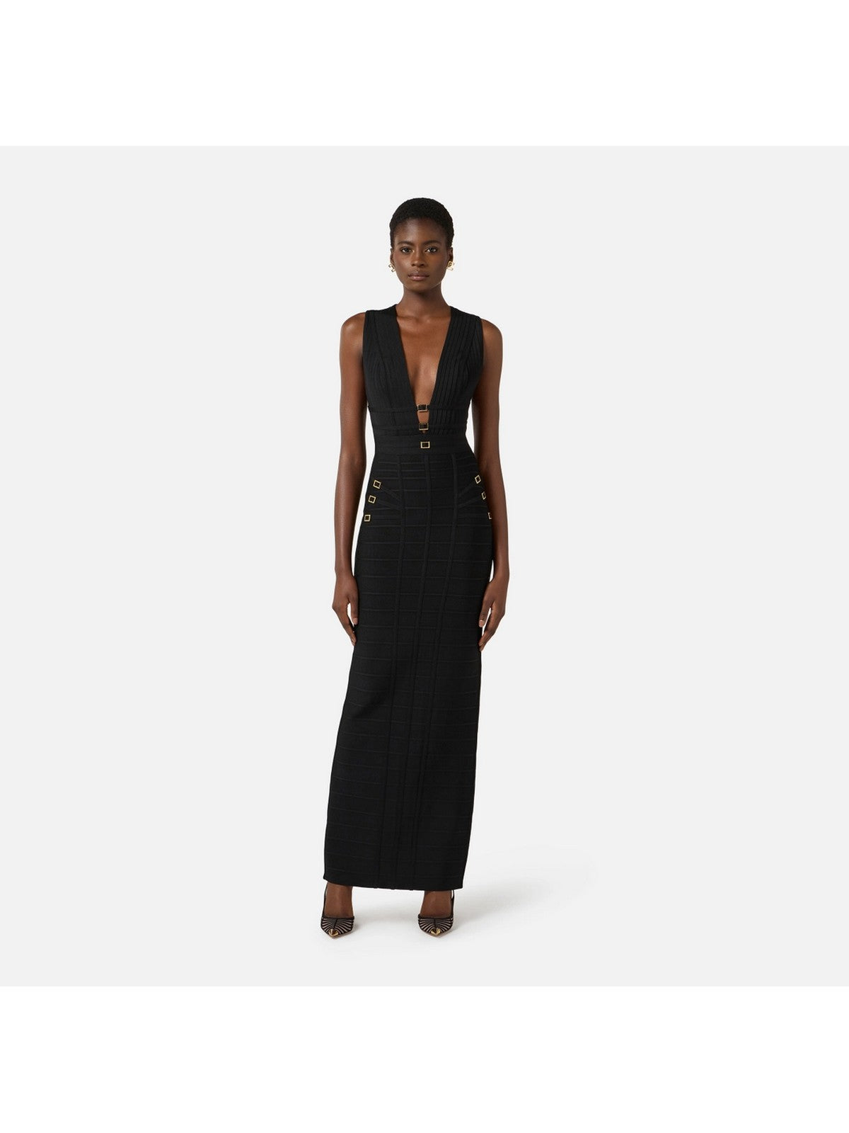 ELISABETTA FRANCHI Abito Donna  AM32D62E2 110 Nero gioboutiqueweb