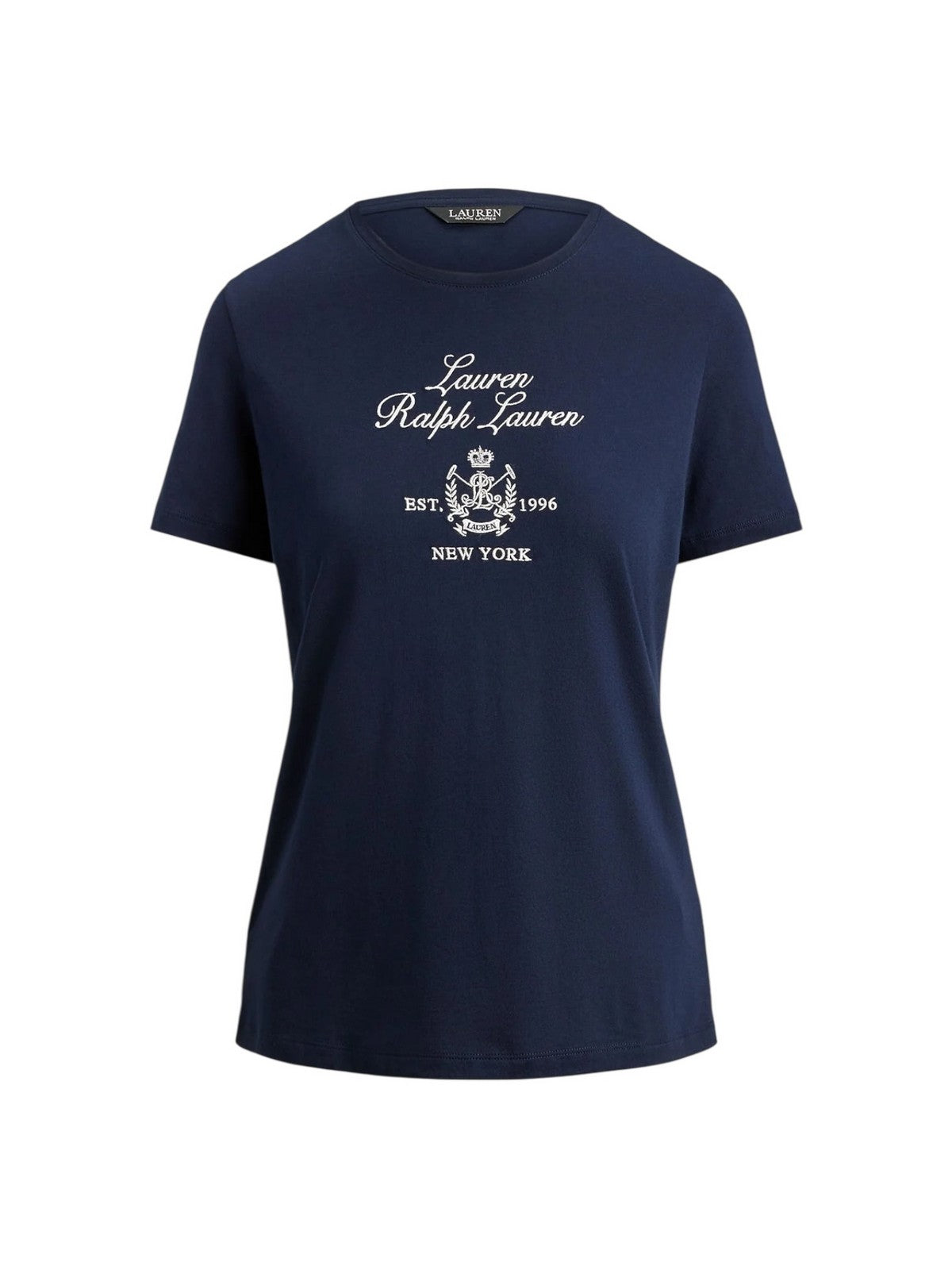 LAUREN RALPH LAUREN T-shirt Donna KATLIN-SHORT SLEEVE-T-SHIRT 200P03725 001 LAUREN NAVY gioboutiqueweb