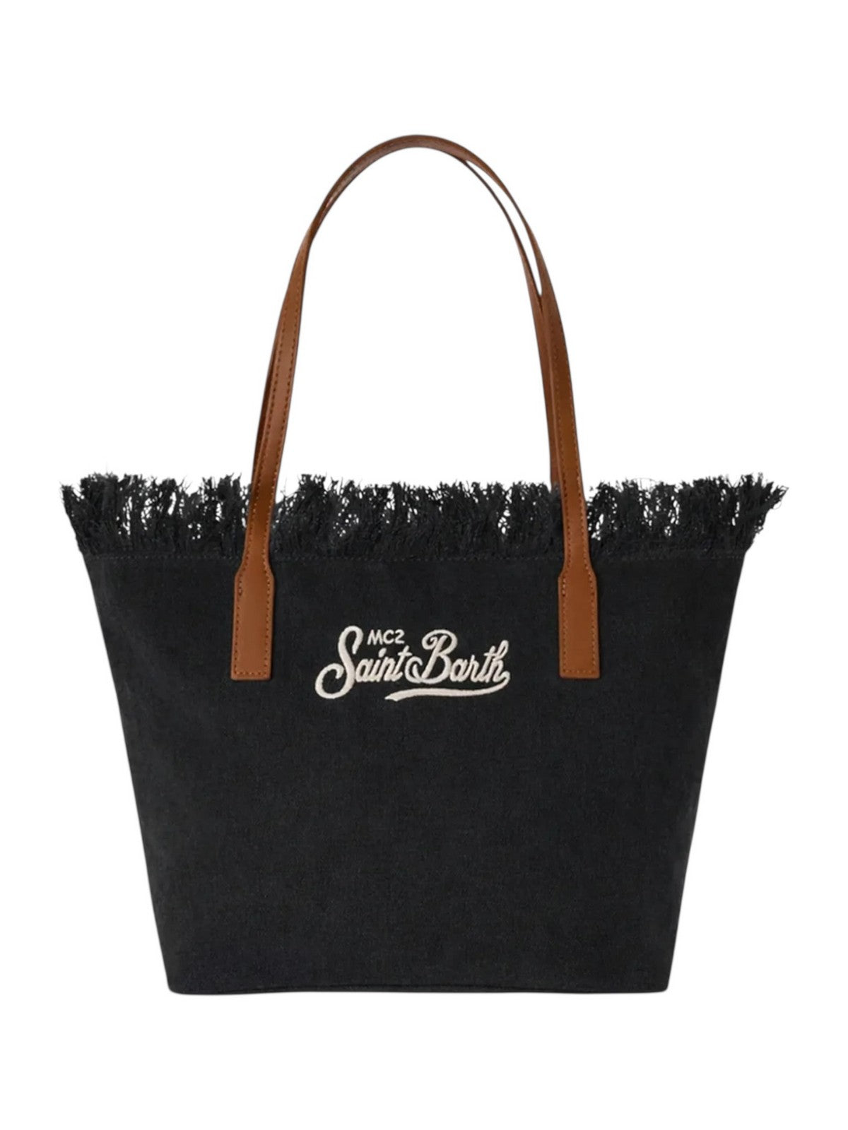 MC2 SAINT BARTH Borsa Donna  CITY BAG MID FRINGE 01740L CANVAS 00 EMB