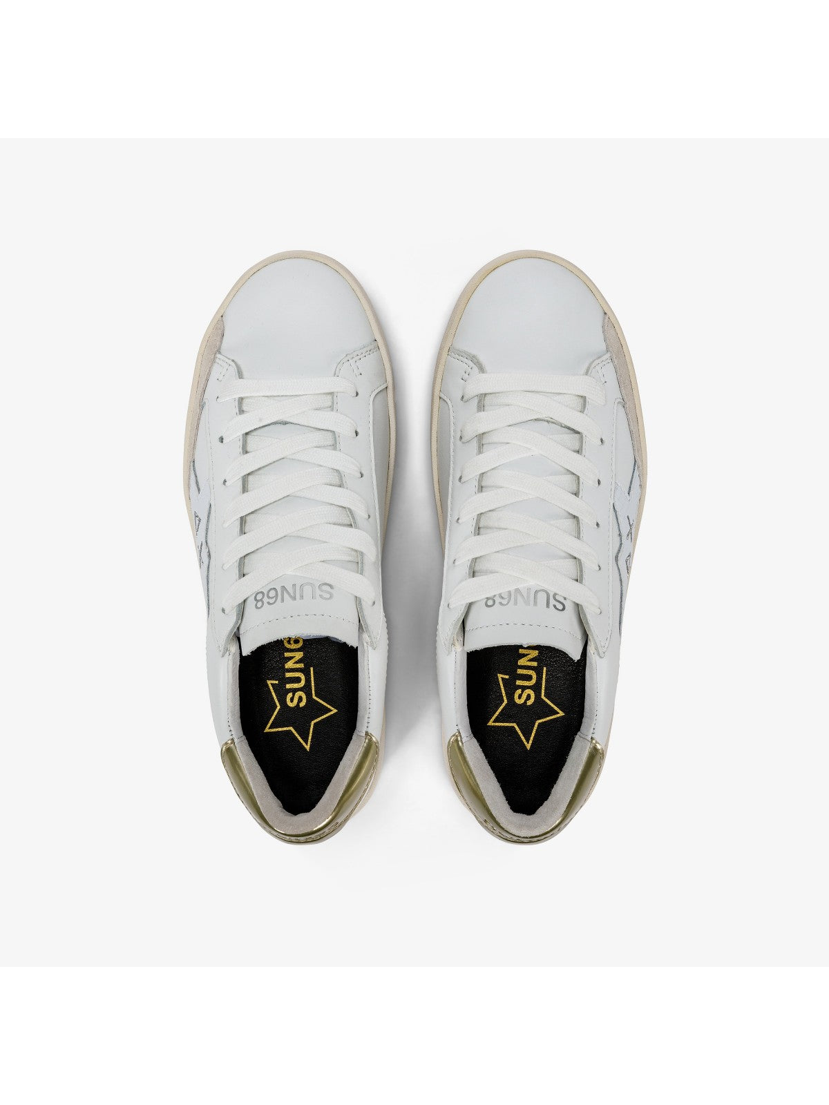 SUN68 Big Lace Z34209 01 Sneaker blanc blanc