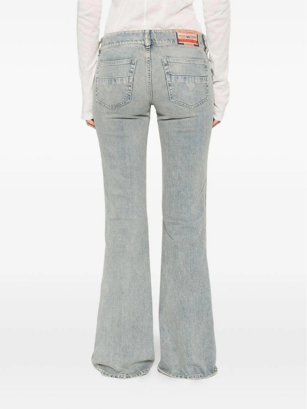 DIESEL Jeans Donna D-HUSH L.32 PANTALONI A13820 09N33 01 900 - DENIM gioboutiqueweb