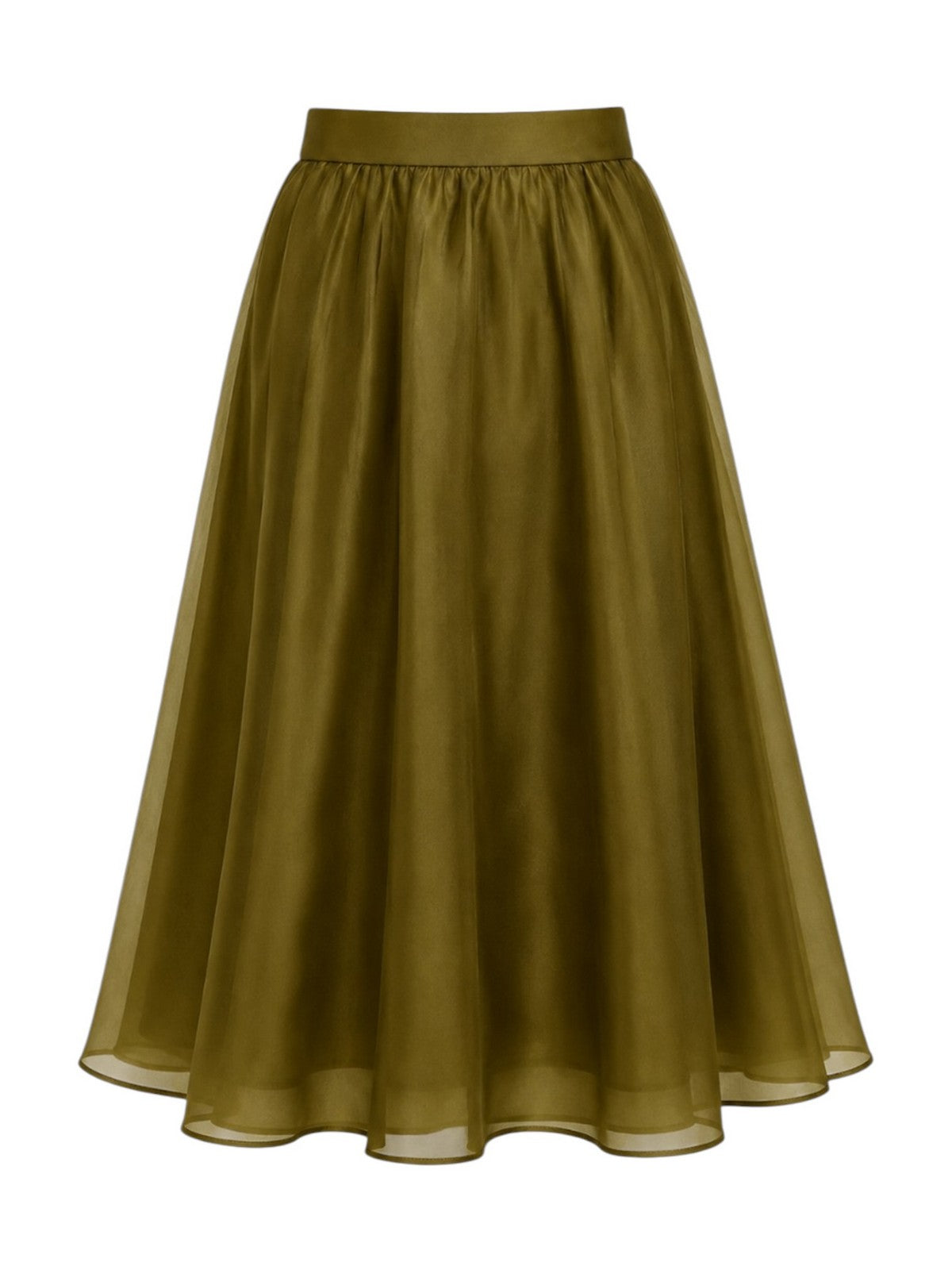 MAX MARA STUDIO Gonna Donna MSECALLE 2616101023600 003 VERDE OLIVA