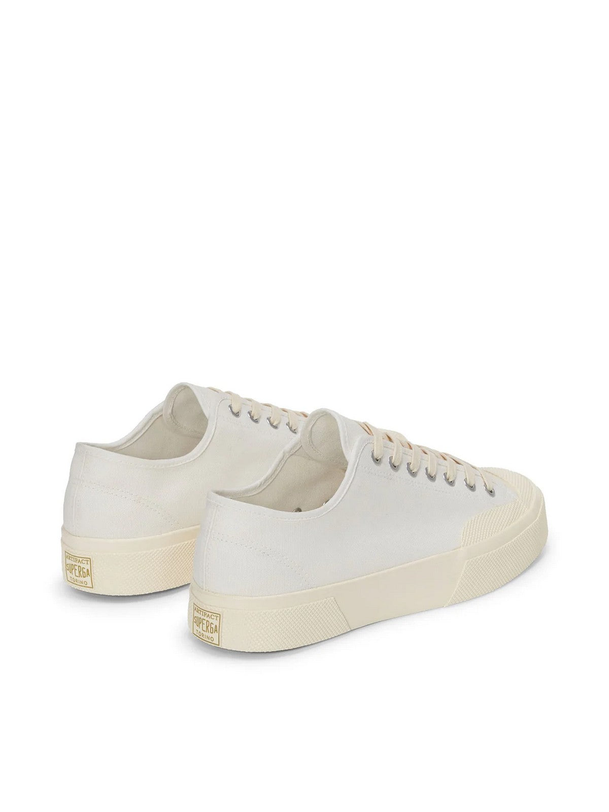 SUPERGA Sneaker Uomo 2432 WORKS LOW CUT COTTON CANV S51347W A1Q Bianco