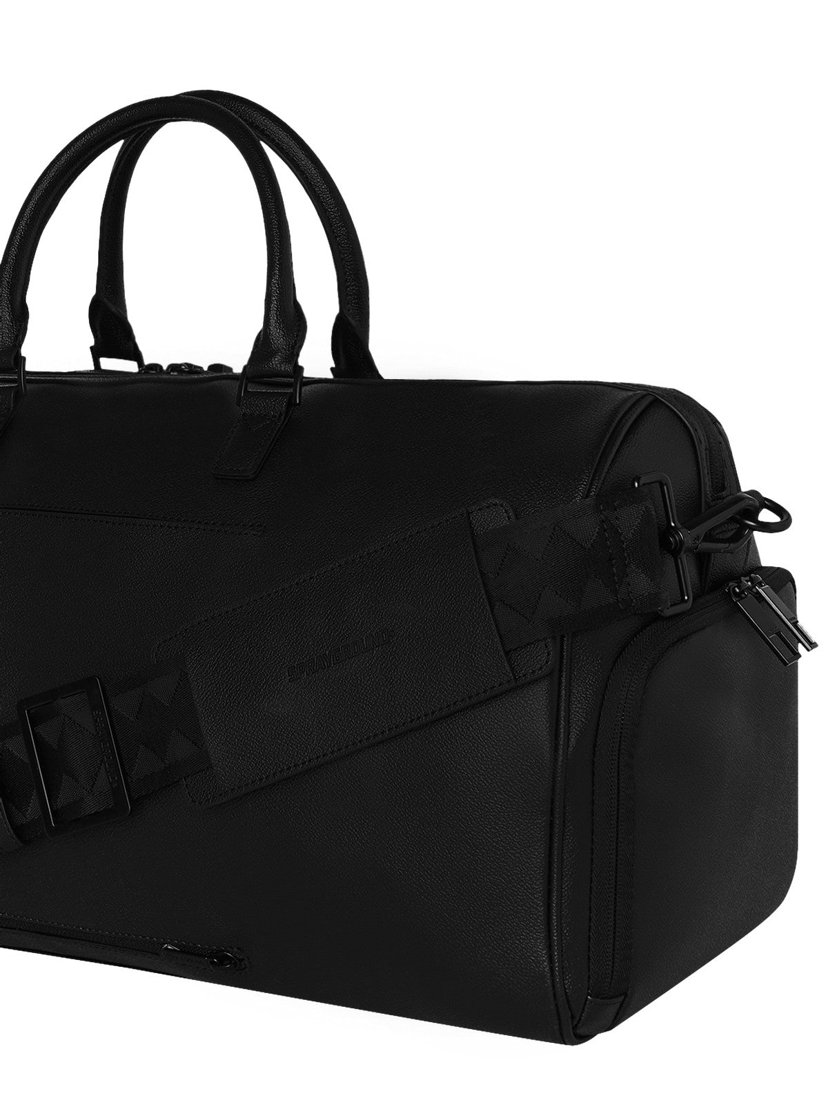 SPRAYGROUND Borsone Unisex adulto GOLD BRICK LUX LARGE DUFFLE 910D9040NSZ Nero gioboutiqueweb