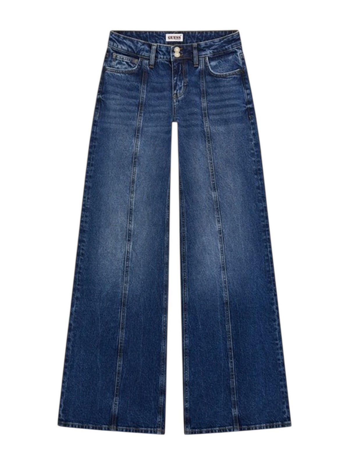 GUESS Jeans Donna GO FLARED W5BA3N D5M4U GOMR GO MEDIUM DARK MARBL gioboutiqueweb