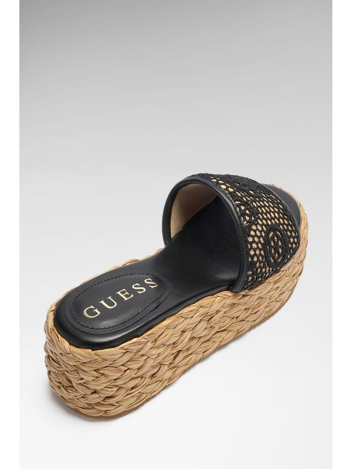 GUESS Sandalo Donna BINATA FLJBIA FAL04 BLKNA BLACK NATURAL