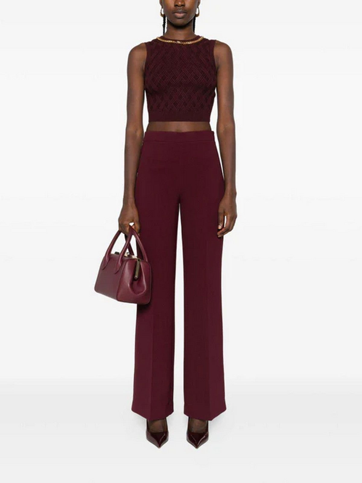 TWINSET Pantalone Donna CREPE SUIT 252TP2591 05609 WINETASTING