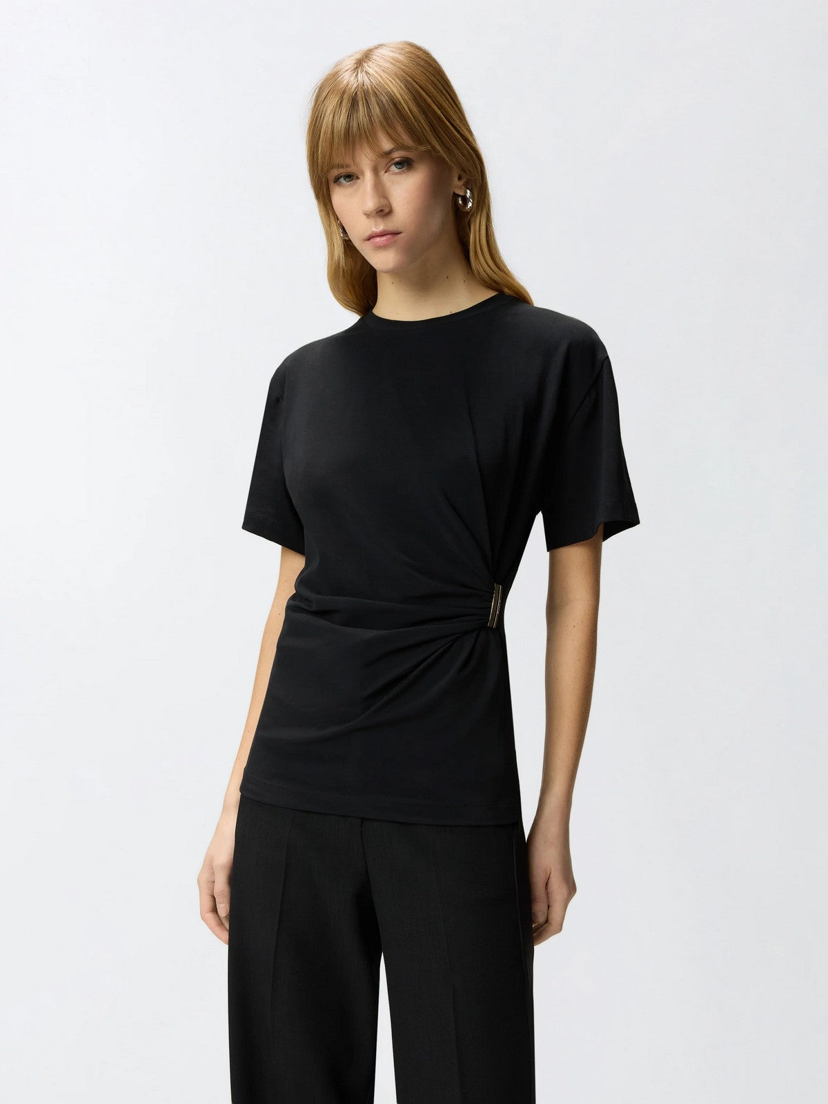PINKO T-shirt Donna MARY MAGLIA 106455-A35D Z99 NERO LIMOUSINE gioboutiqueweb