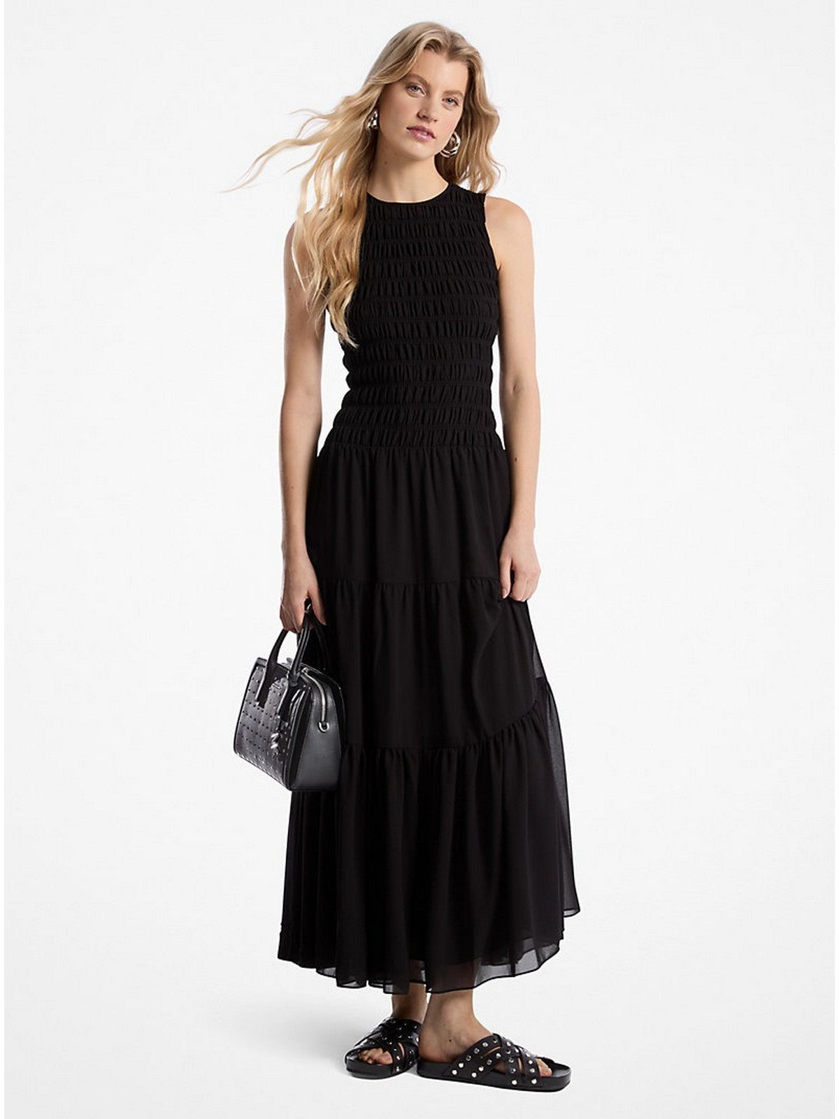 MICHAEL KORS Abito Donna  MS582VF7R3 001 BLACK gioboutiqueweb