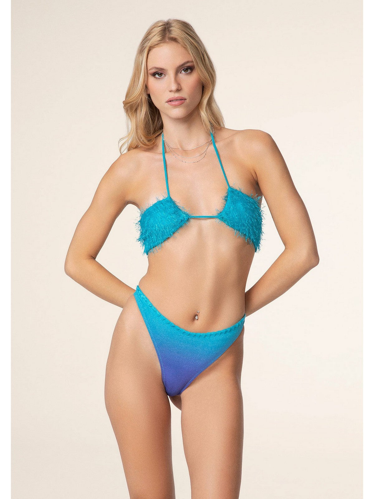 F**K Costume da bagno Donna  FK25-1133X46 Turchese gioboutiqueweb