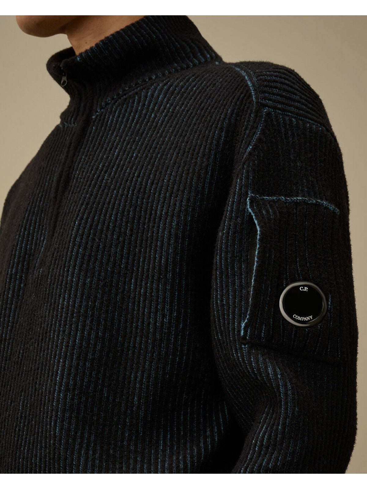 C.P. COMPANY Maglione Uomo  19CMKN257A006170A 815 815 - AEGEAN BLUE