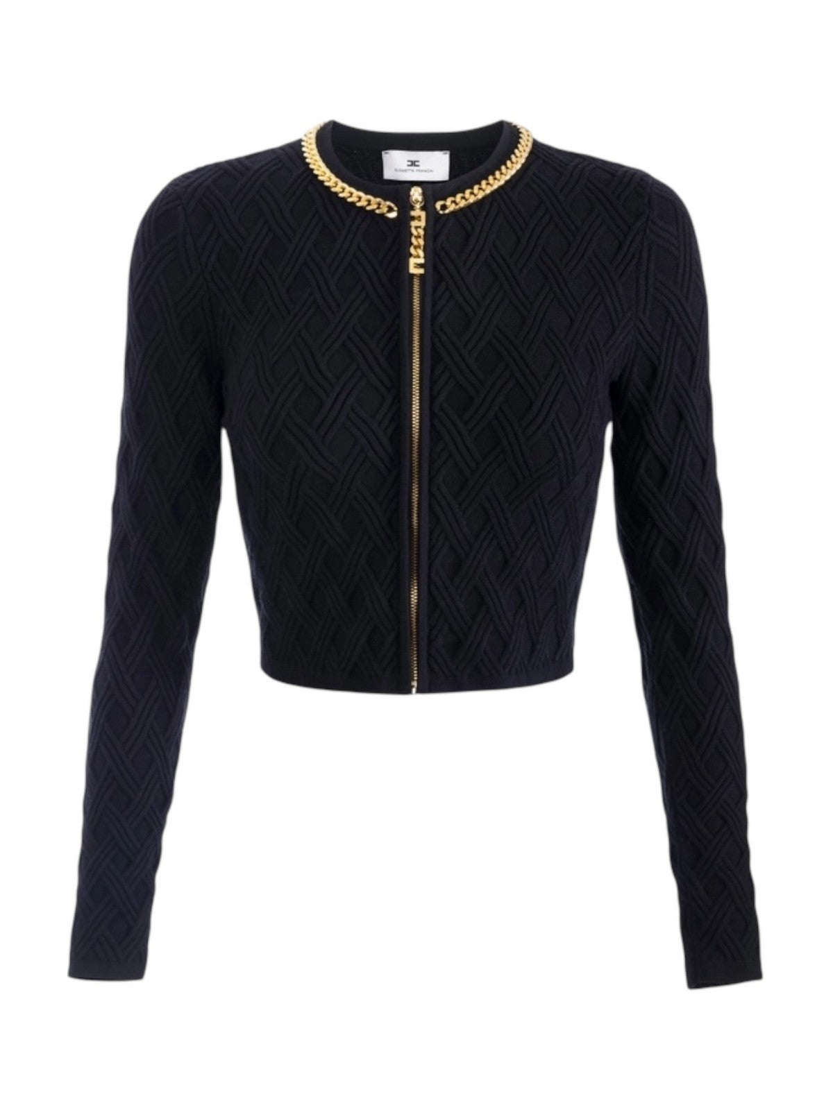 ELISABETTA FRANCHI Cardigan Donna  MK29B56E2 110 Nero gioboutiqueweb